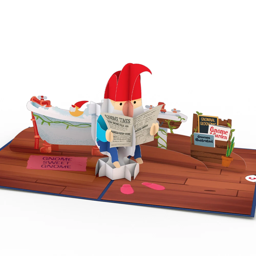 Lovepop Birthday Gnome Pop-Up Card Rack - Image 3