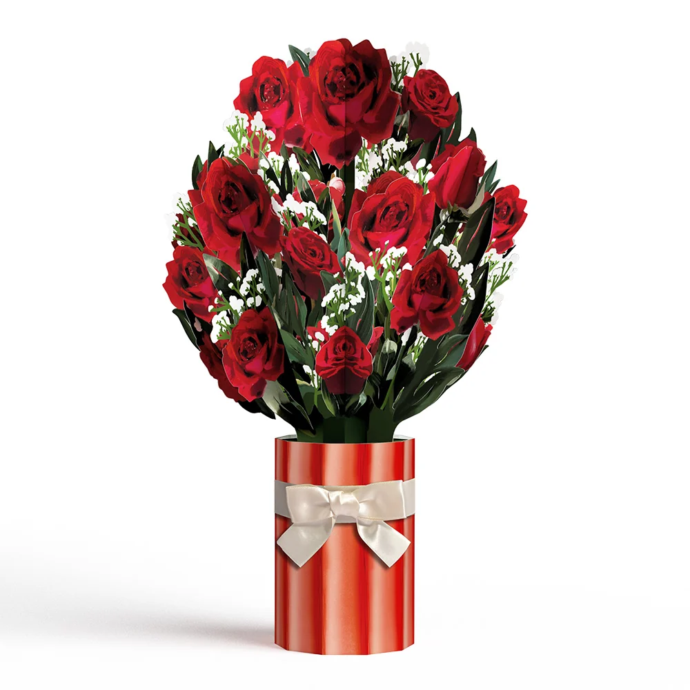 Lovepop I Love You Roses Pop-Up Card & Bouquet Bundle - Image 4