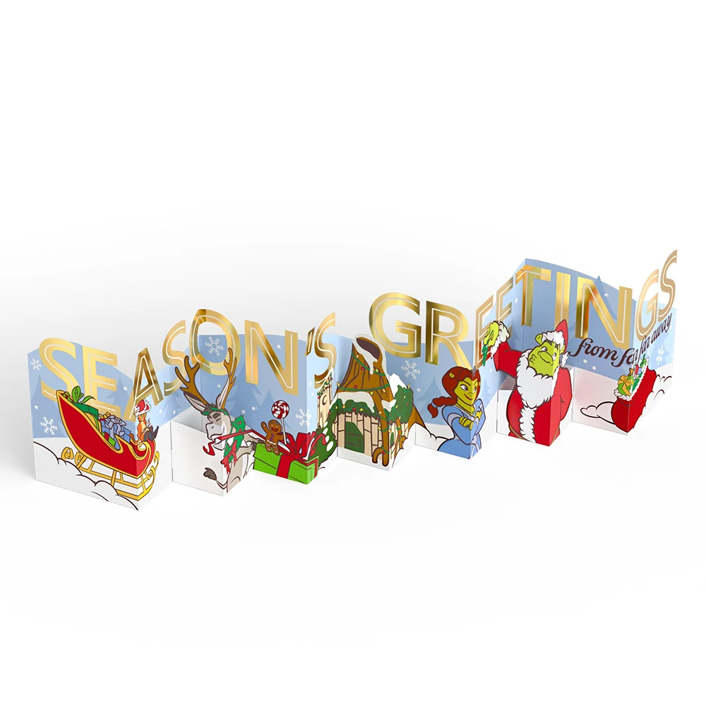 Lovepop Shrek Season's Greetings Loooooong Card (Expands to 2 feet) - Image 3
