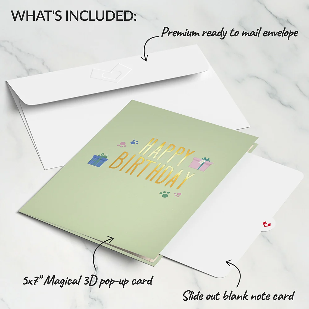 Lovepop Birthday Cats and Dogs Pop-Up Card - Image 5