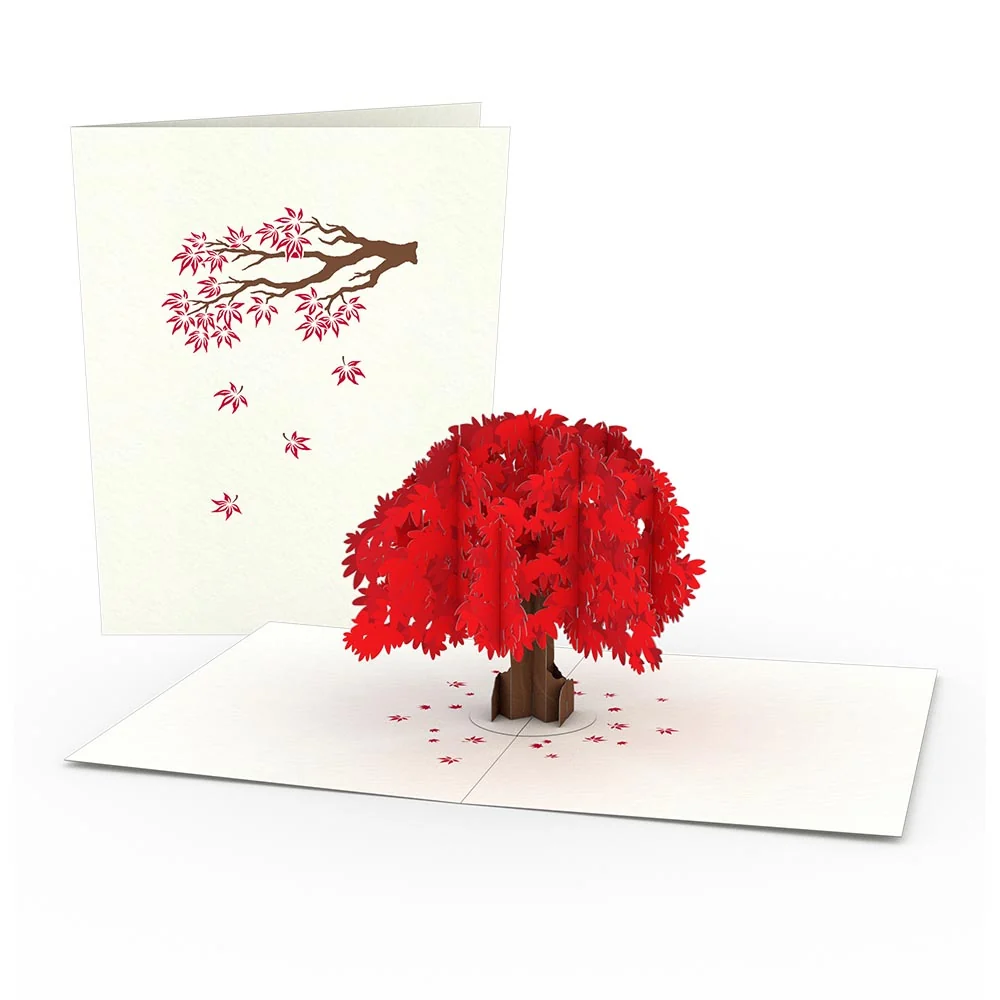 Lovepop Japanese Maple Notecards (4-Pack) - Image 2