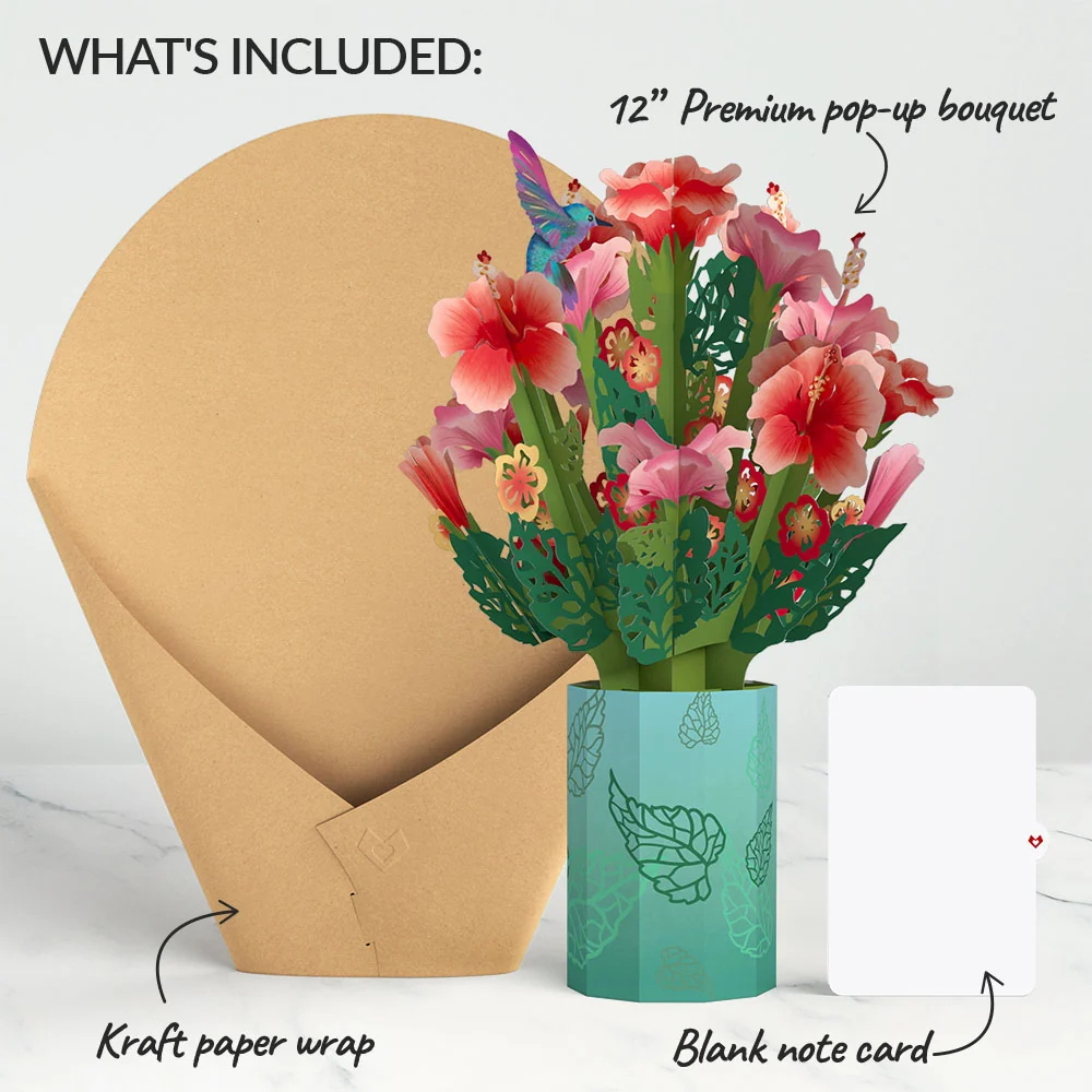 Lovepop Hibiscus Bouquet - Image 5