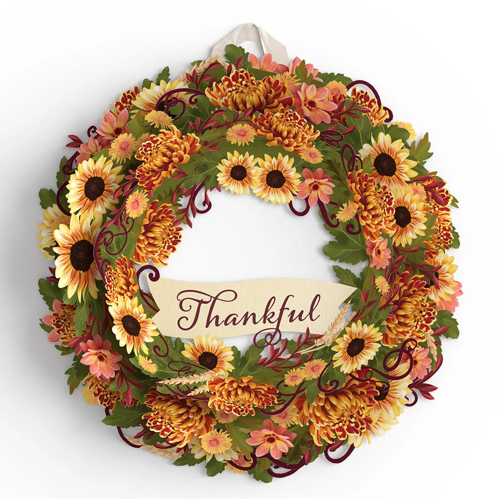 Lovepop Thankful Anniversary Wreath and Sentiment Set - Image 3