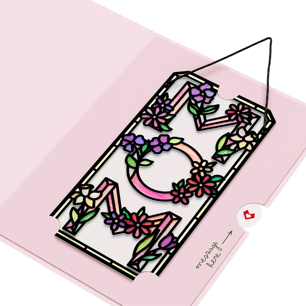 Lovepop Floral Mom Suncatcher Card - Image 4