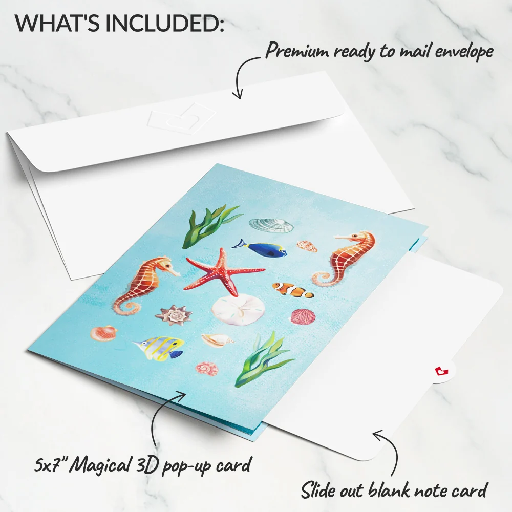 Lovepop Coral Reef Wonders Pop-Up Card - Image 5
