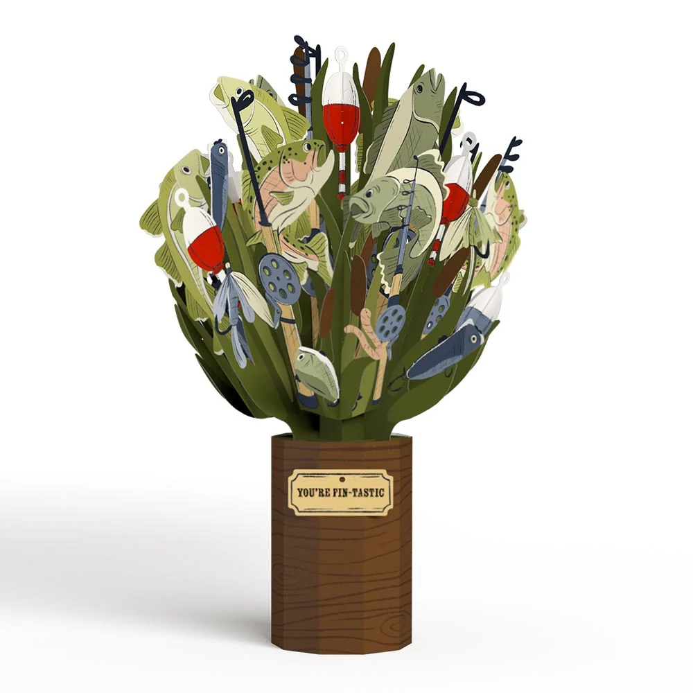 Lovepop Birthday Cod Pop-Up Card & Bouquet Bundle - Image 6