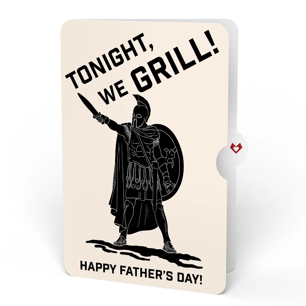 Lovepop Excavator Father's Day Pop-Up Card and Spartan Grilling Sentiment Set - Image 4