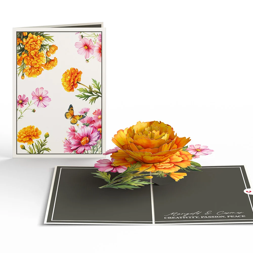 Lovepop Born to Bloom: October Birth Month Flowers Pop-Up Card