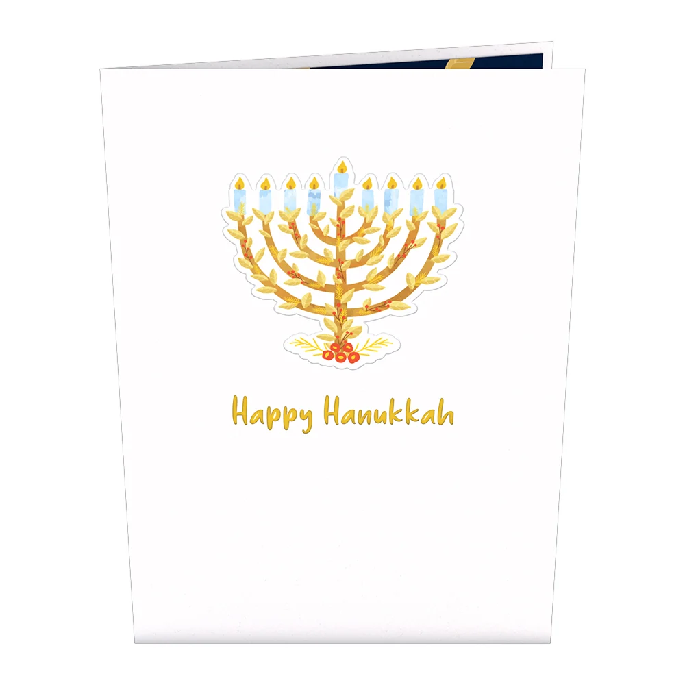 Lovepop Menorah Pop-Up Card Candle - Image 4