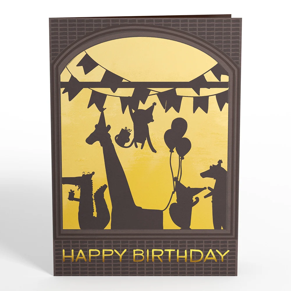 Lovepop Party Animals Birthday Pop-Up Card - Image 5