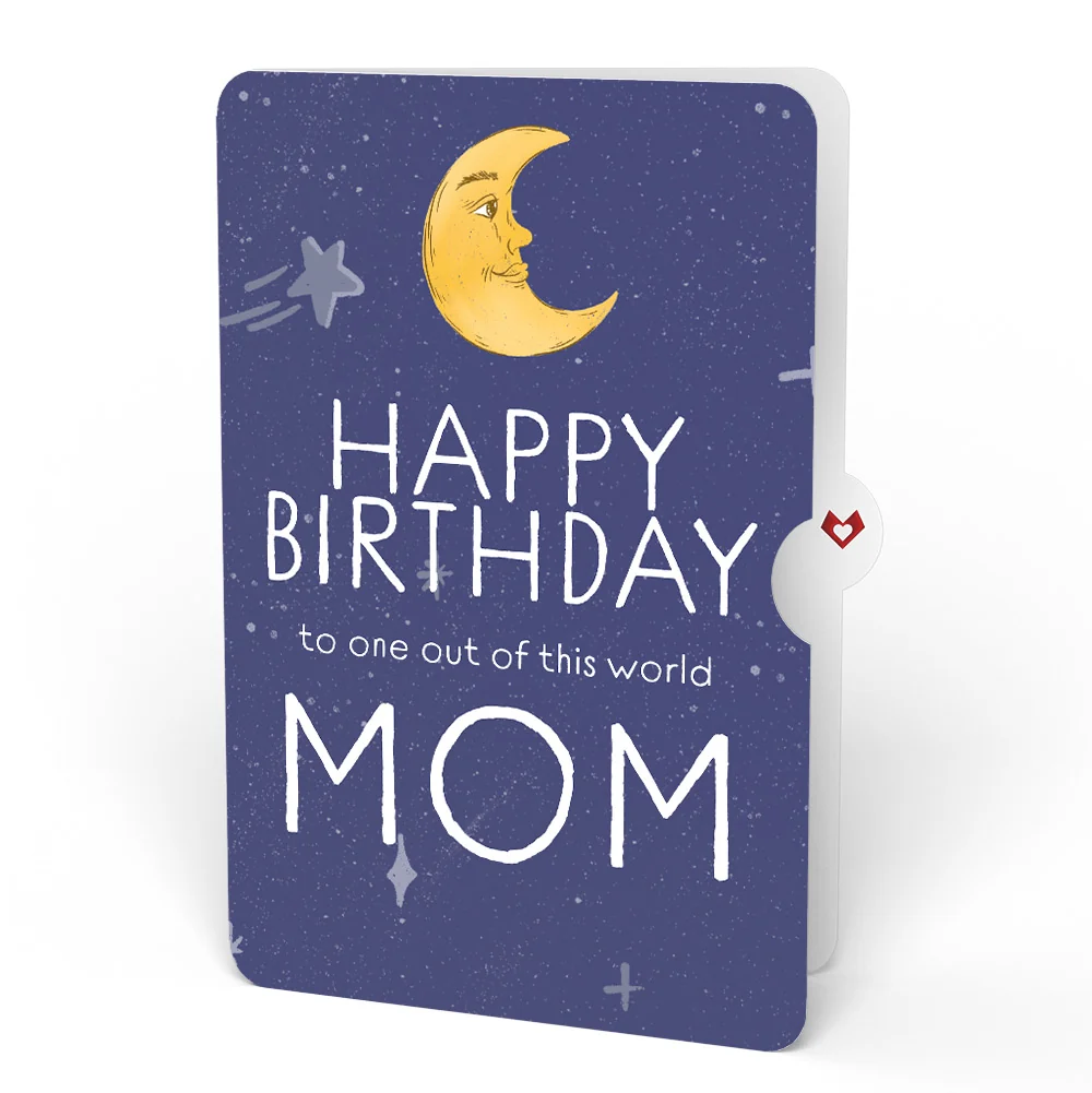 Lovepop Love You to the Moon and Back Birthday Light-Up Pop-Up Card and Sentiment Set for Mom - Image 4