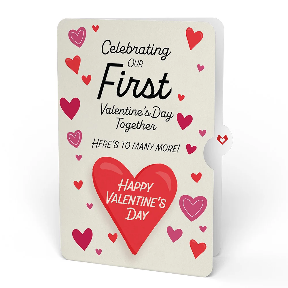 Lovepop Love You A-Lotl Our First Valentine Together Pop-Up Card and Sentiment Set - Image 4