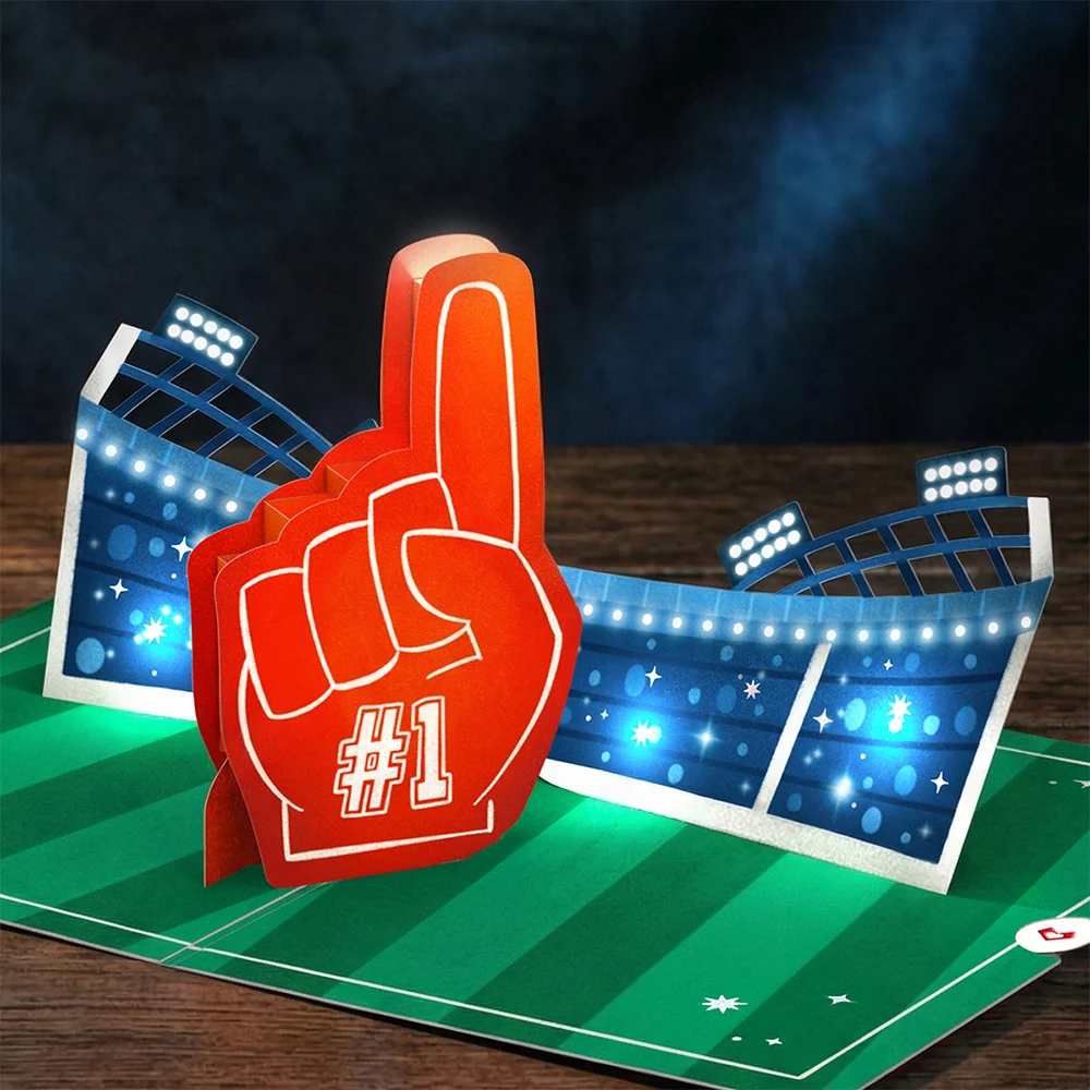 Lovepop MVP Stadium Music and Lights Pop-Up Card - Image 2