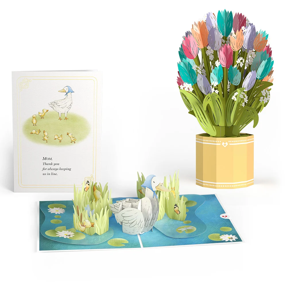 Lovepop Mom Duck and Ducklings Tulip Bundle