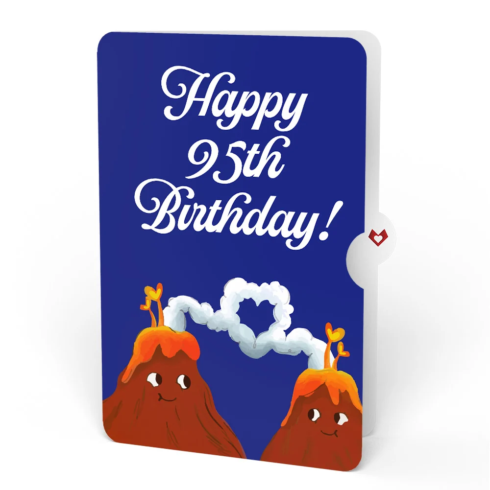 Lovepop I Lava You 95th Birthday Pop-Up Card and Sentiment Set - Image 4