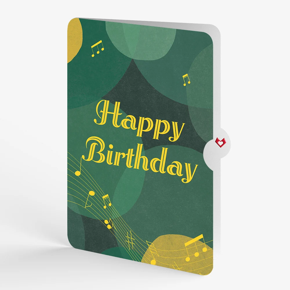 Lovepop Saxophone Birthday Pop-Up Card and Sentiment Set - Image 4