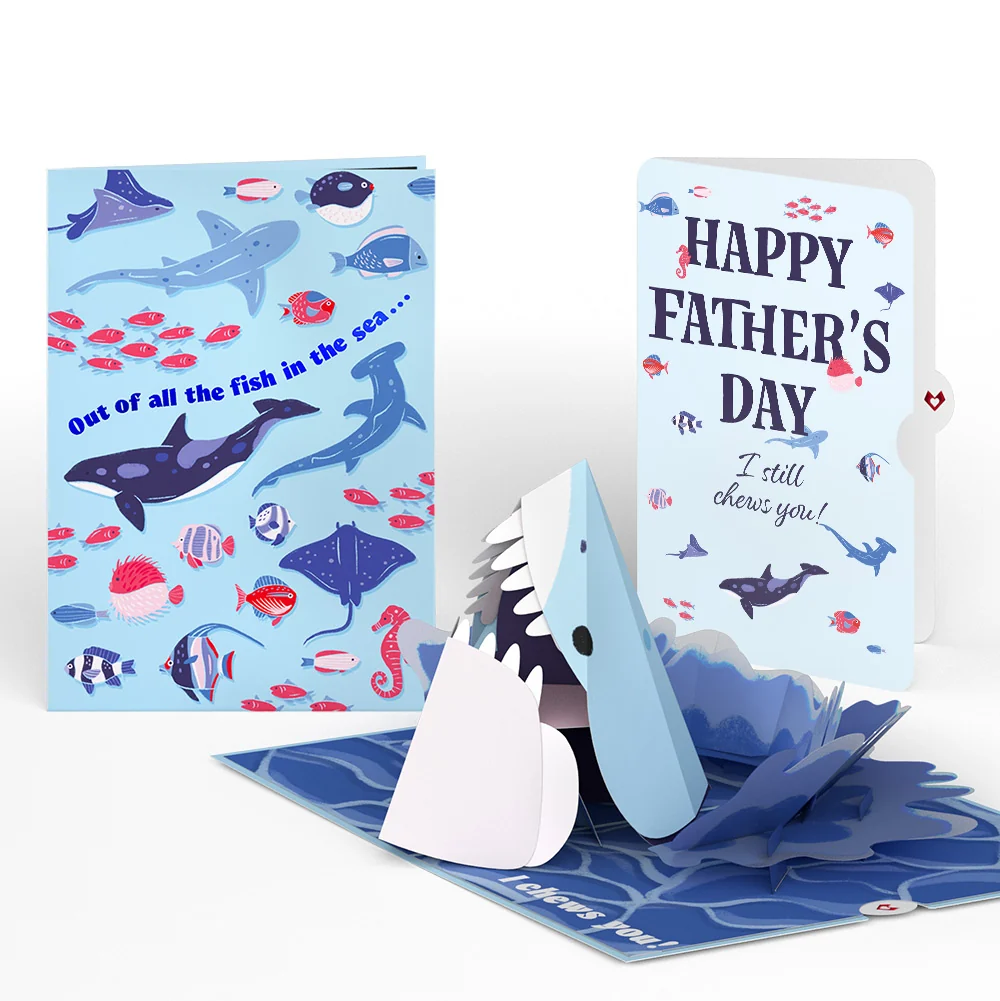 Lovepop I Chews You Shark Father's Day Pop-Up Card and Sentiment Set