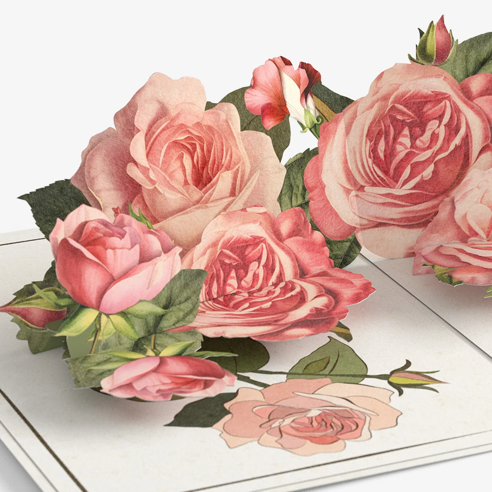 Lovepop Roses in Bloom Birthday Pop-Up Card and Several Thorns Sentiment Set - Image 3