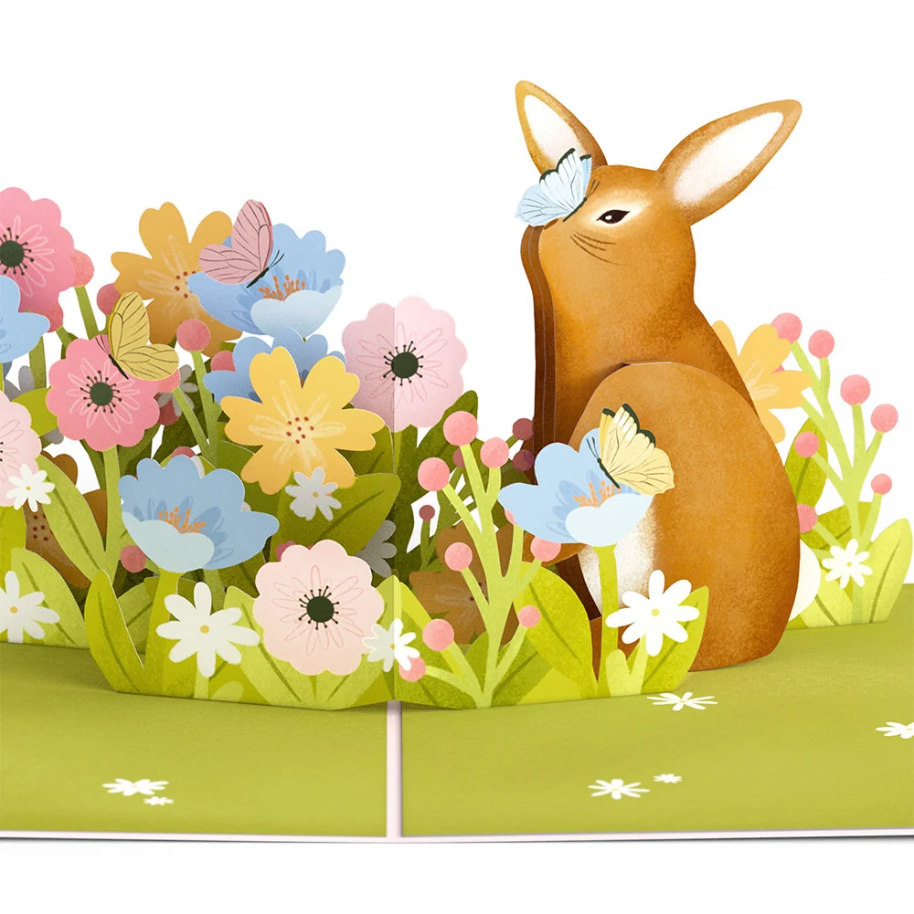 Lovepop Happy Easter Bunny Amid the Blossoms Pop-Up Card and Sentiment Set for Daughter - Image 3