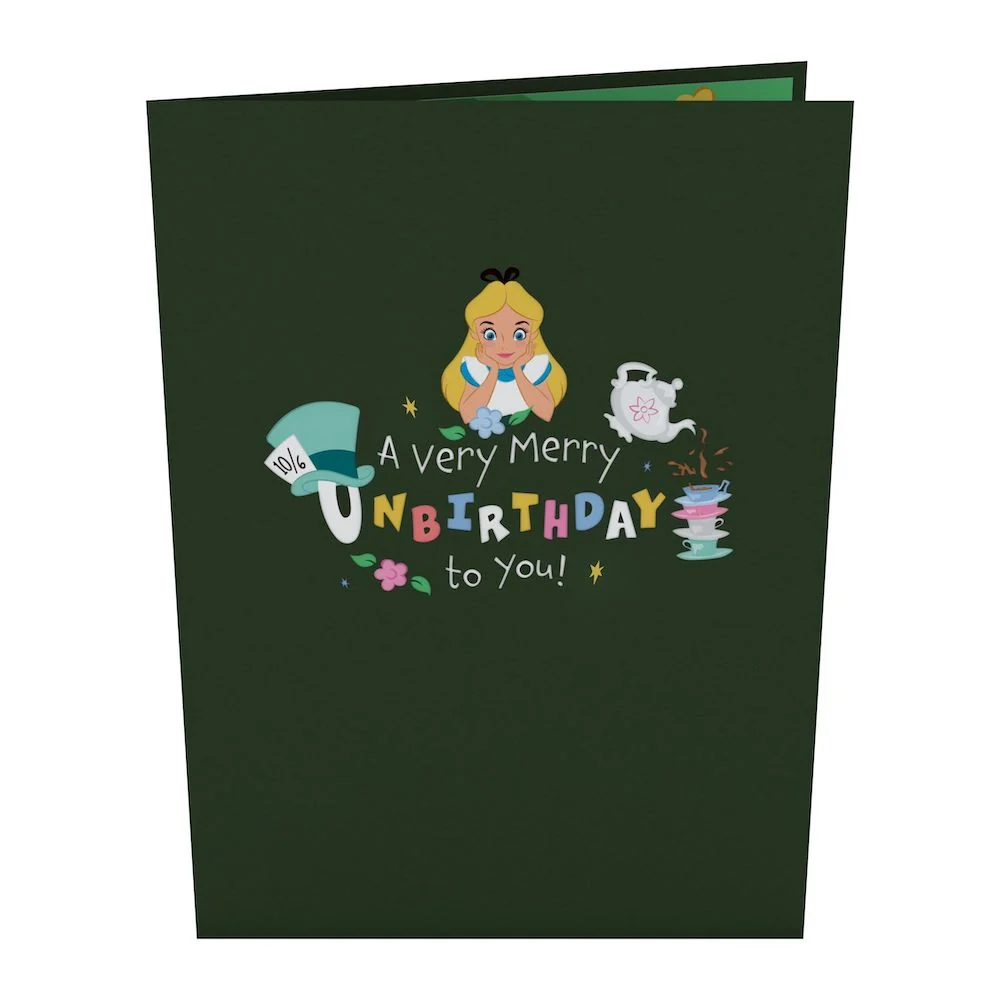Lovepop Disney's Alice in Wonderland Merry Unbirthday Pop-Up Card Candle - Image 4