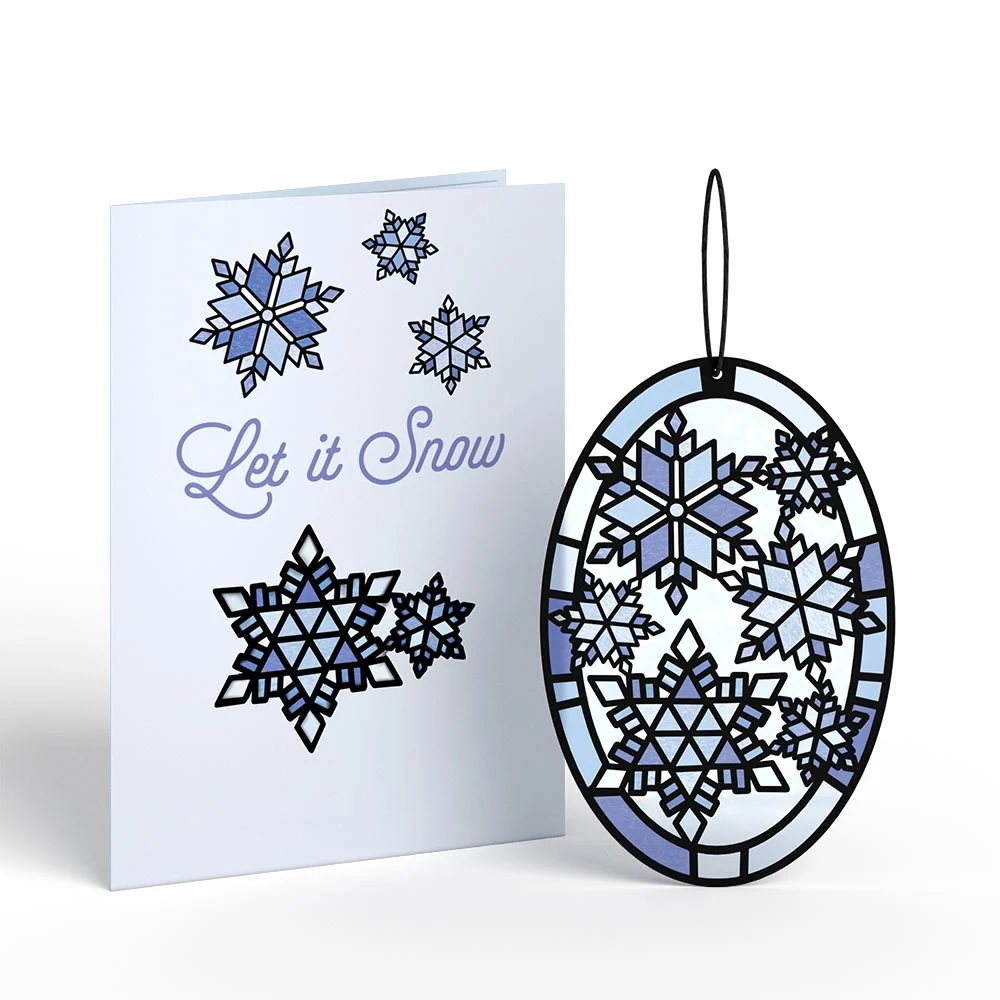 Lovepop Let It Snow Suncatcher Card & Pop-Up Bouquet Bundle - Image 2