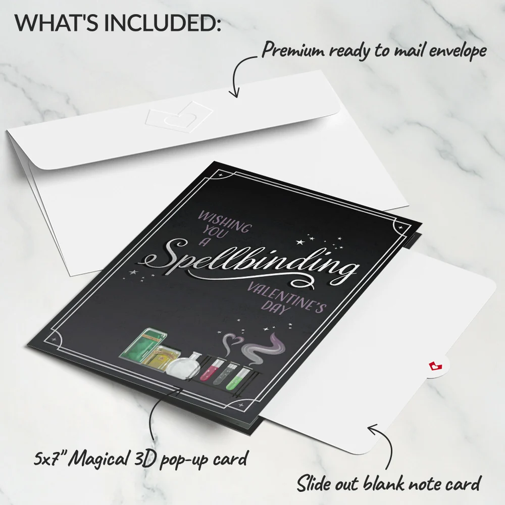 Lovepop Harry Potter Spellbinding Valentine’s Day Pop-Up Card Bottle - Image 6