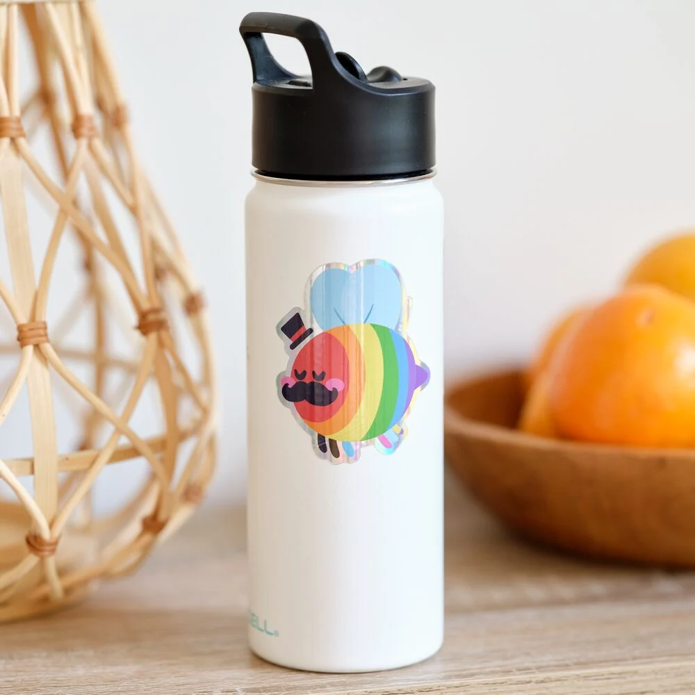 Lovepop Modern Pride Bee LGBTQ+ Sticker - Image 3