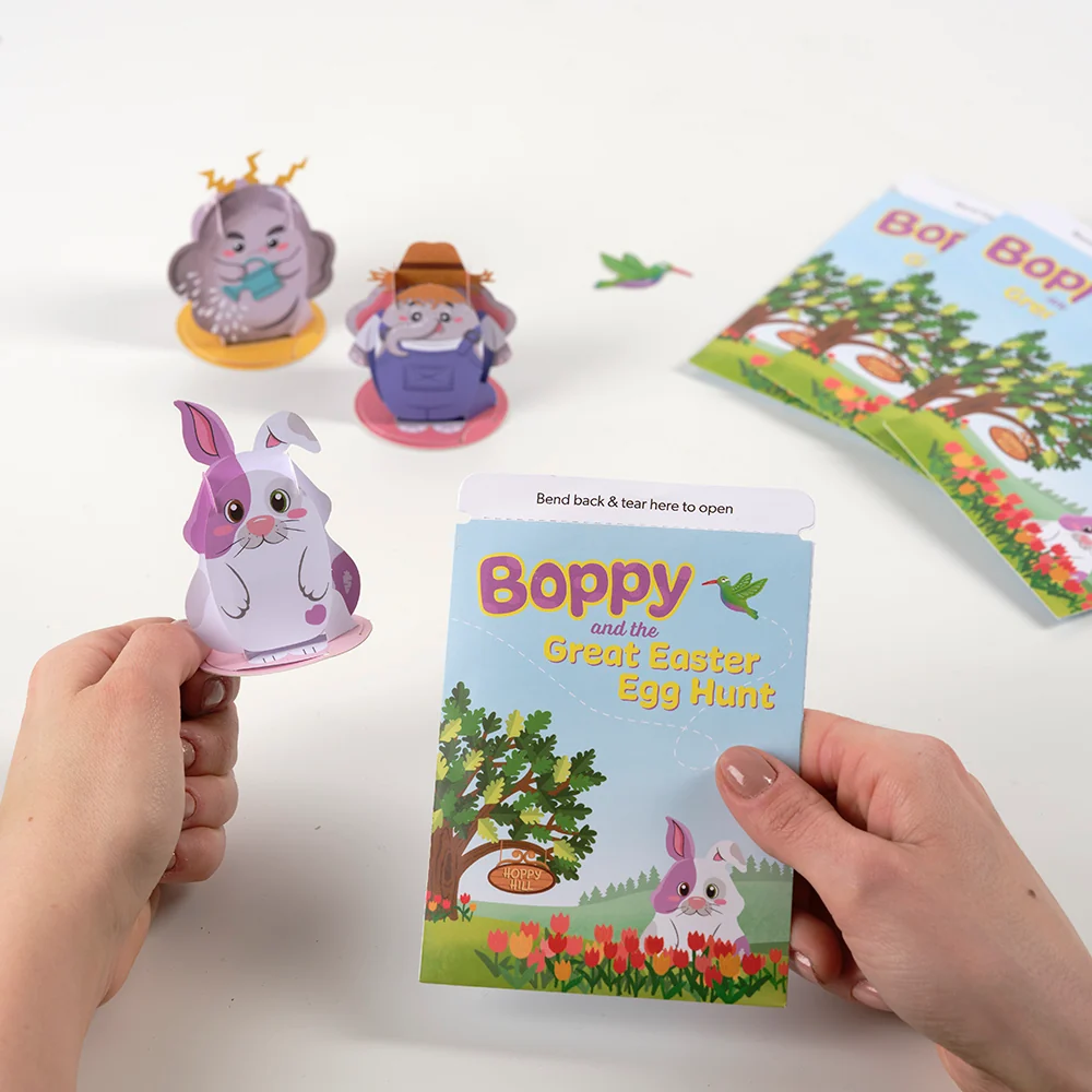 Lovepop Boppy and the Great Easter Egg Hunt Story Adventure Box Basket - Image 9