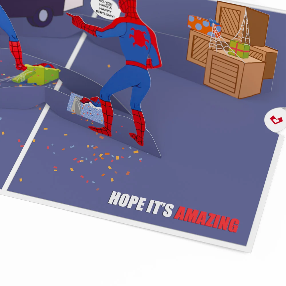 Lovepop Marvel Spider-Man Spidey Sense Birthday Pop-Up Card - Image 4