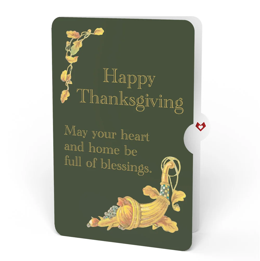 Lovepop Thanksgiving Greetings Vintage Turkey Pop-Up Card and Sentiment Set - Image 4