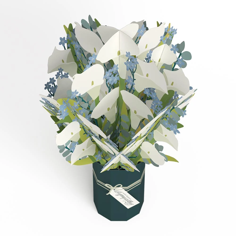 Lovepop Deepest Sympathy Pop-Up Card & Bouquet Bundle - Image 8