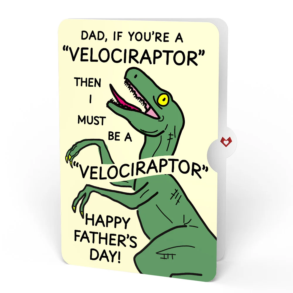 Lovepop Beer Father's Day Pop-Up Card and Velociraptor Sentiment Set Mug - Image 4