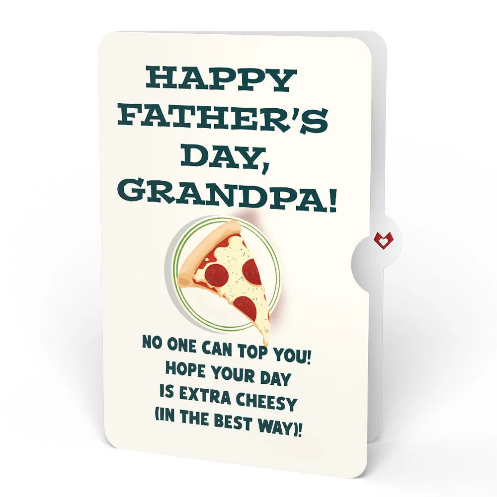 Lovepop Pizza Love Father's Day Pop-Up Card and Sentiment Set for Grandpa - Image 4