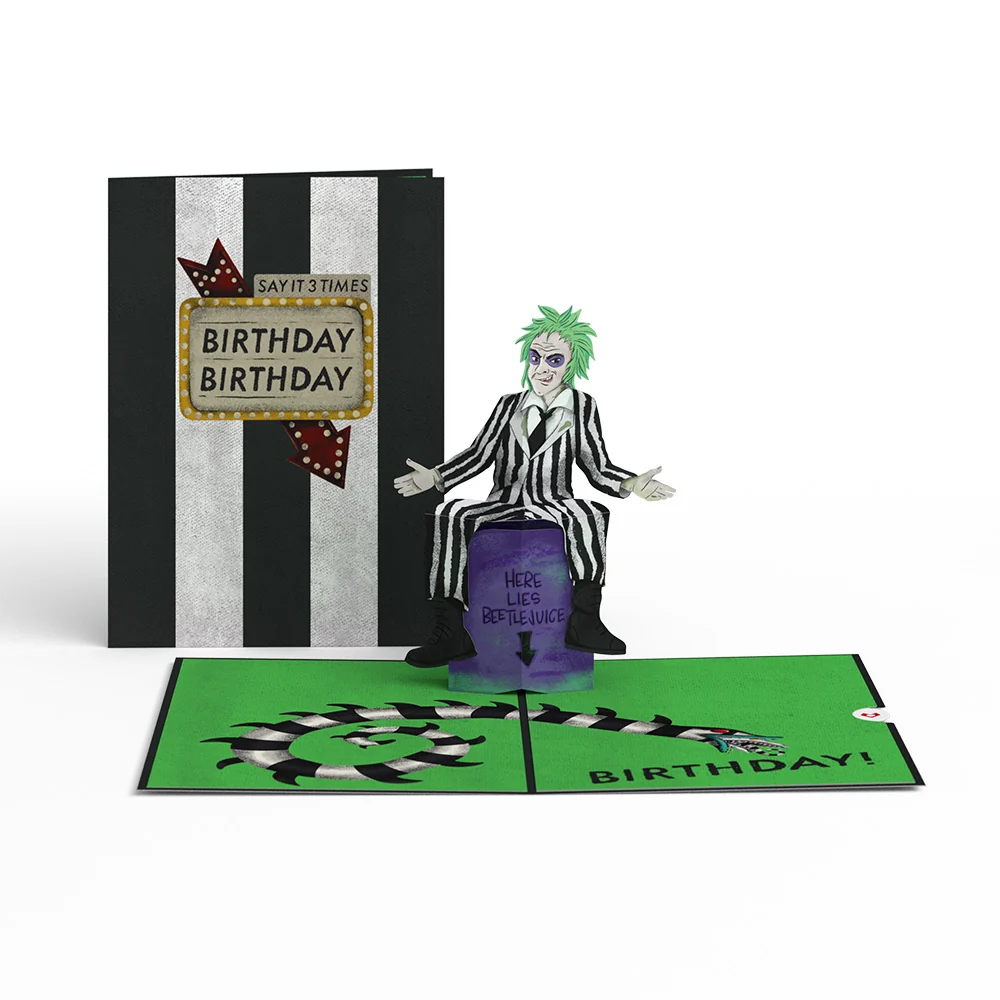 Lovepop Beetlejuice Birthday Pop-Up Card & Bouquet Bundle - Image 2