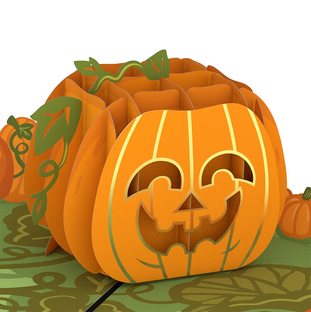 Lovepop Happy Halloween Pumpkin Pop-Up Card and Sentiment Set for Bestie - Image 3