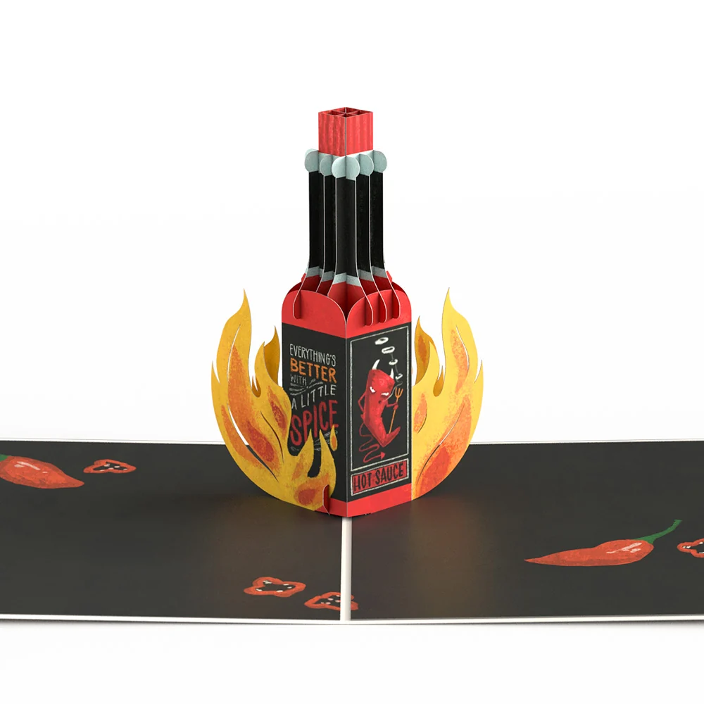 Lovepop Happy Birthday Hot Stuff Pop-Up Card - Image 3