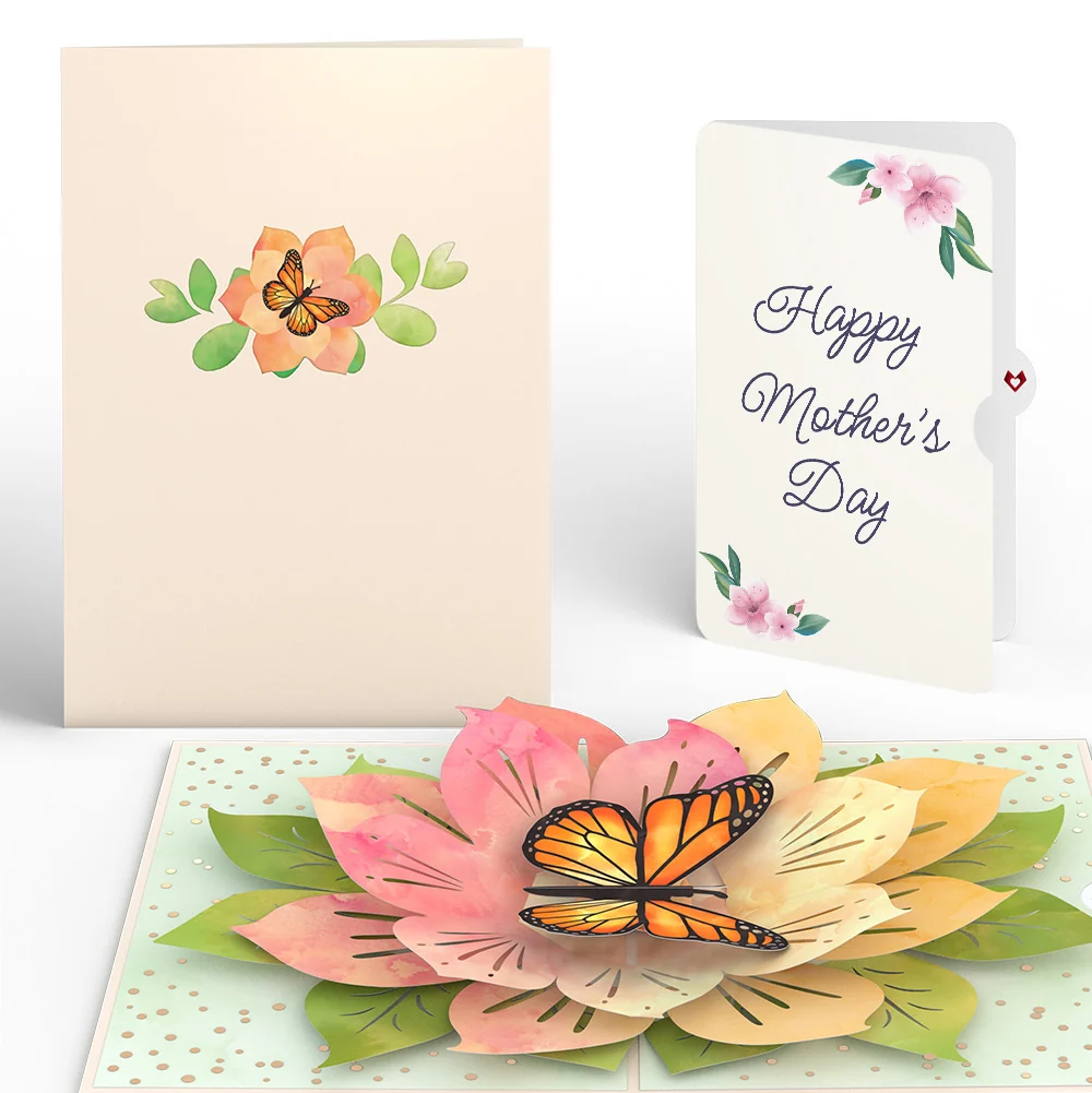 Lovepop Monarch Butterfly Bloom Mother's Day Pop-Up Card and Sentiment Set
