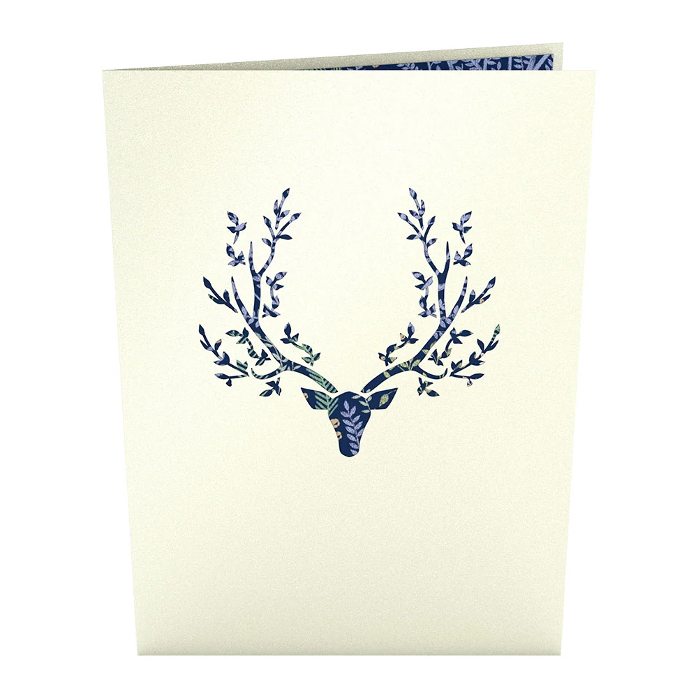 Lovepop Surreal Deer Pop-Up Card - Image 4