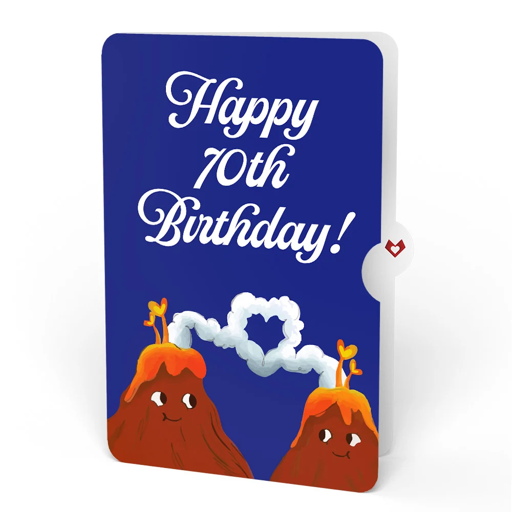 Lovepop I Lava You 70th Birthday Pop-Up Card and Sentiment Set - Image 4