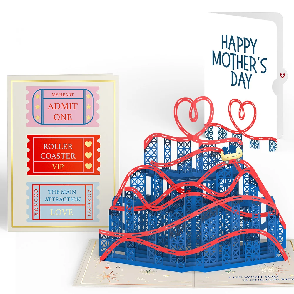 Lovepop Love Rollercoaster Mother’s Day Pop-Up Card and Sentiment Set