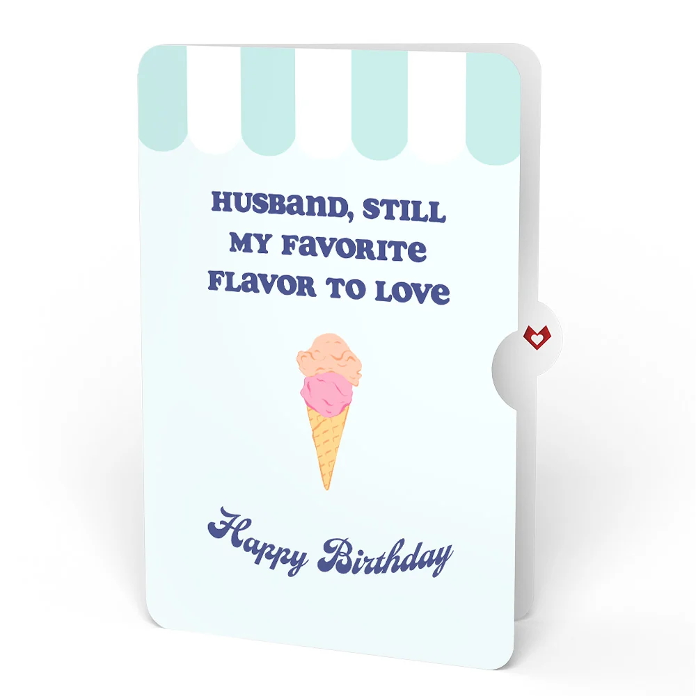 Lovepop Sweet Day Ice Cream Birthday Pop-Up Card and Sentiment Set for Husband - Image 4
