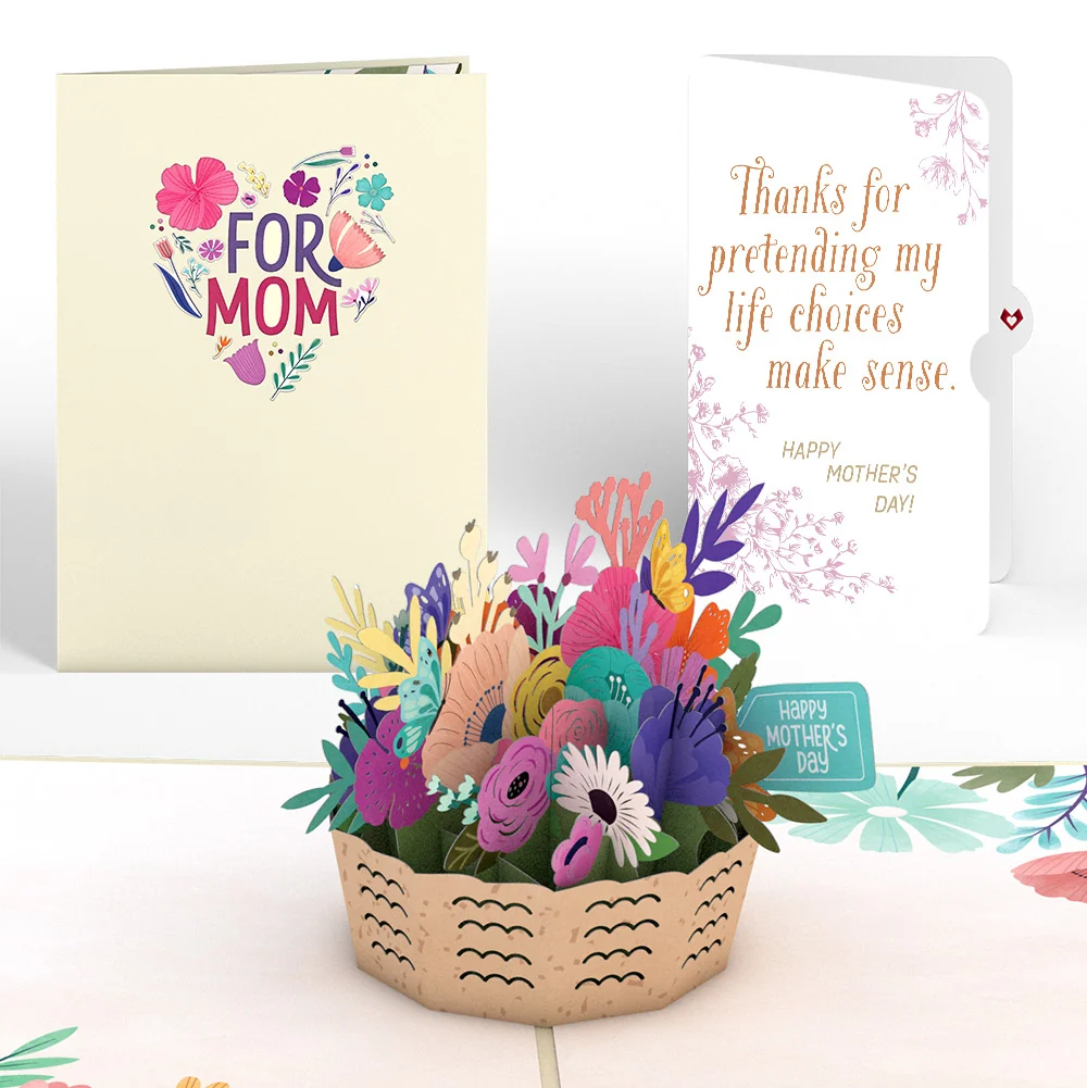 Lovepop Mother's Day Basket Pop-Up Card and Sentiment Set for Mom