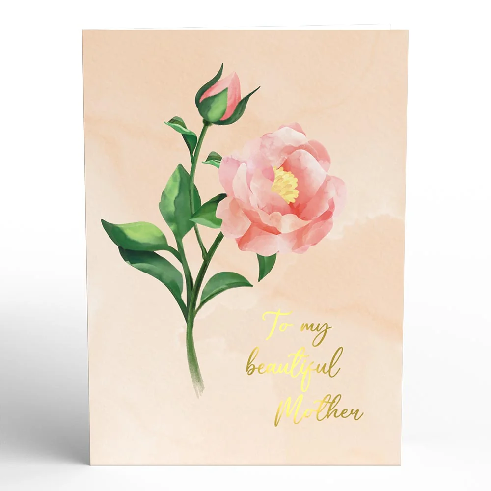 Lovepop Mother’s Day Peonies Pop-Up Card - Image 4