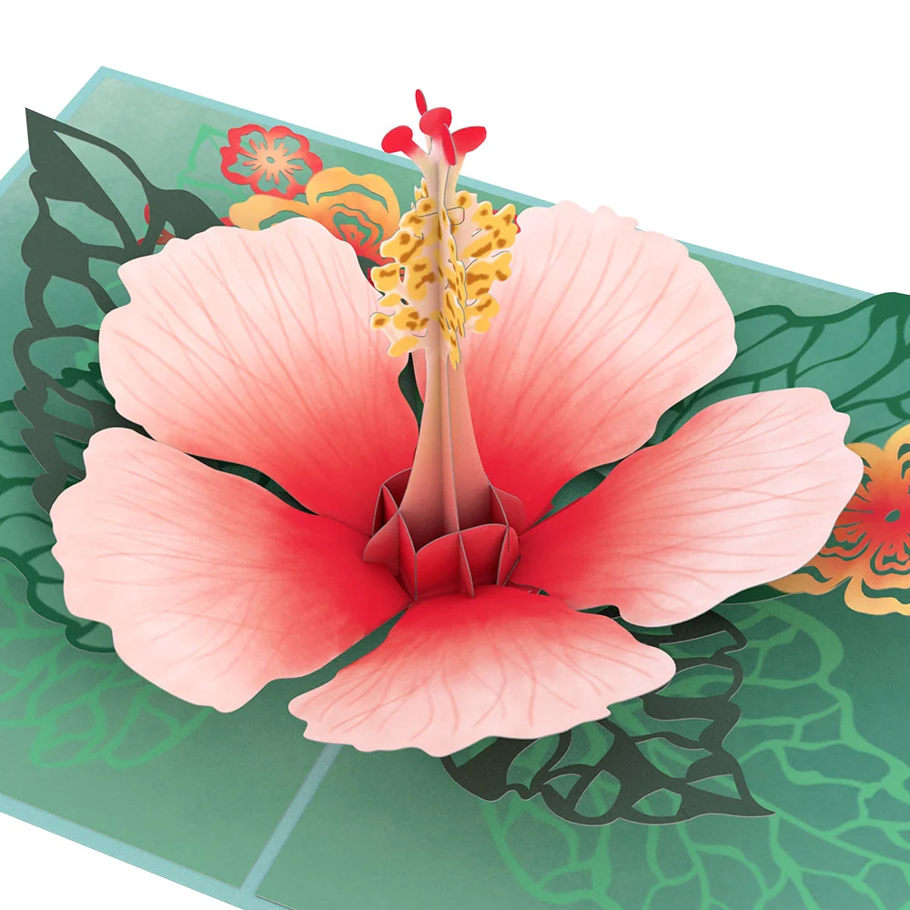 Lovepop Hibiscus Bloom Pop-Up Card - Image 2