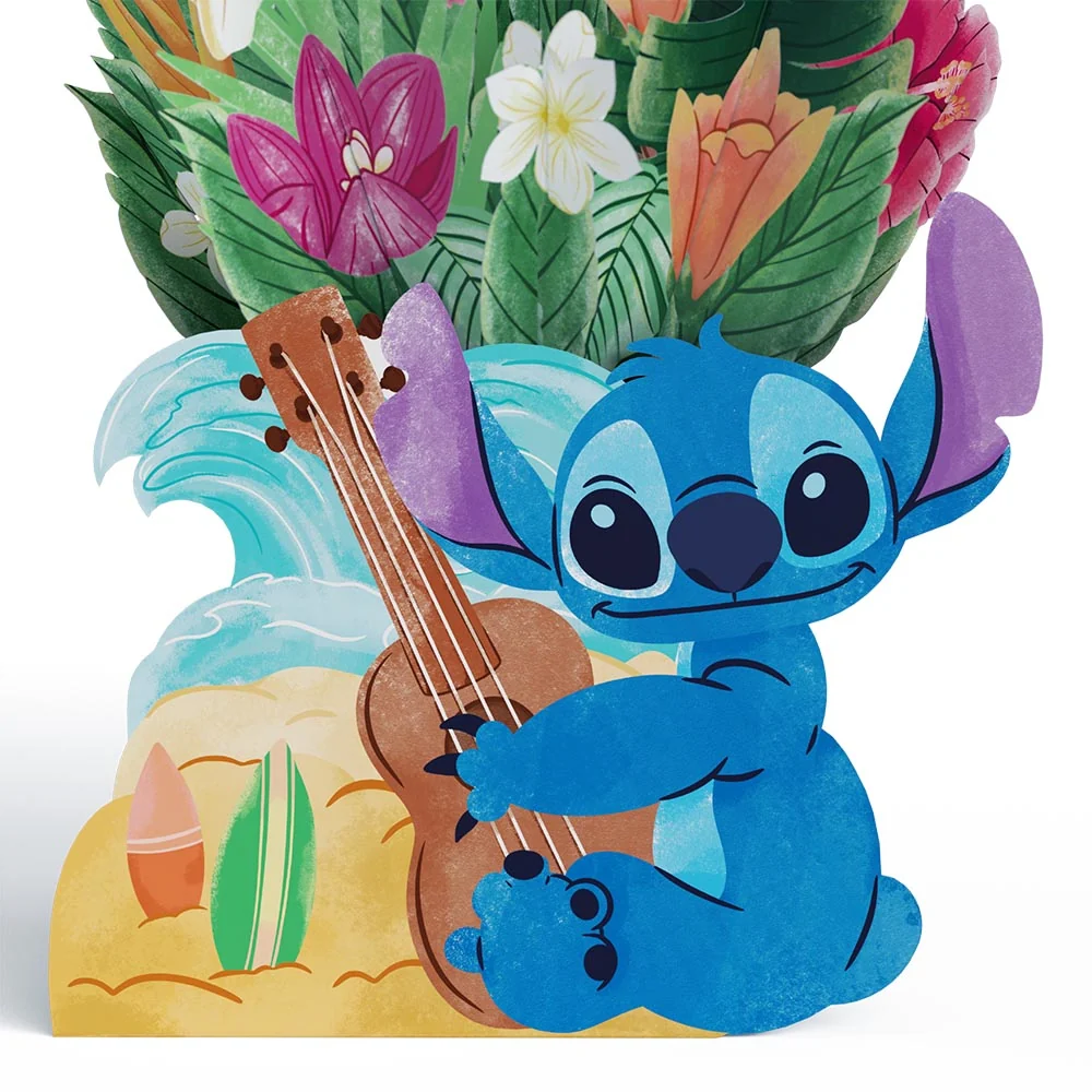 Lovepop Disney’s Stitch Plushpop Card & Flower Buds Bouquet Bundle - Image 6