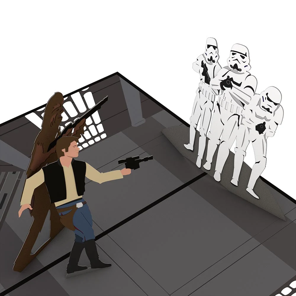 Lovepop Star Wars The Death Star Showdown Pop-Up Card - Image 2
