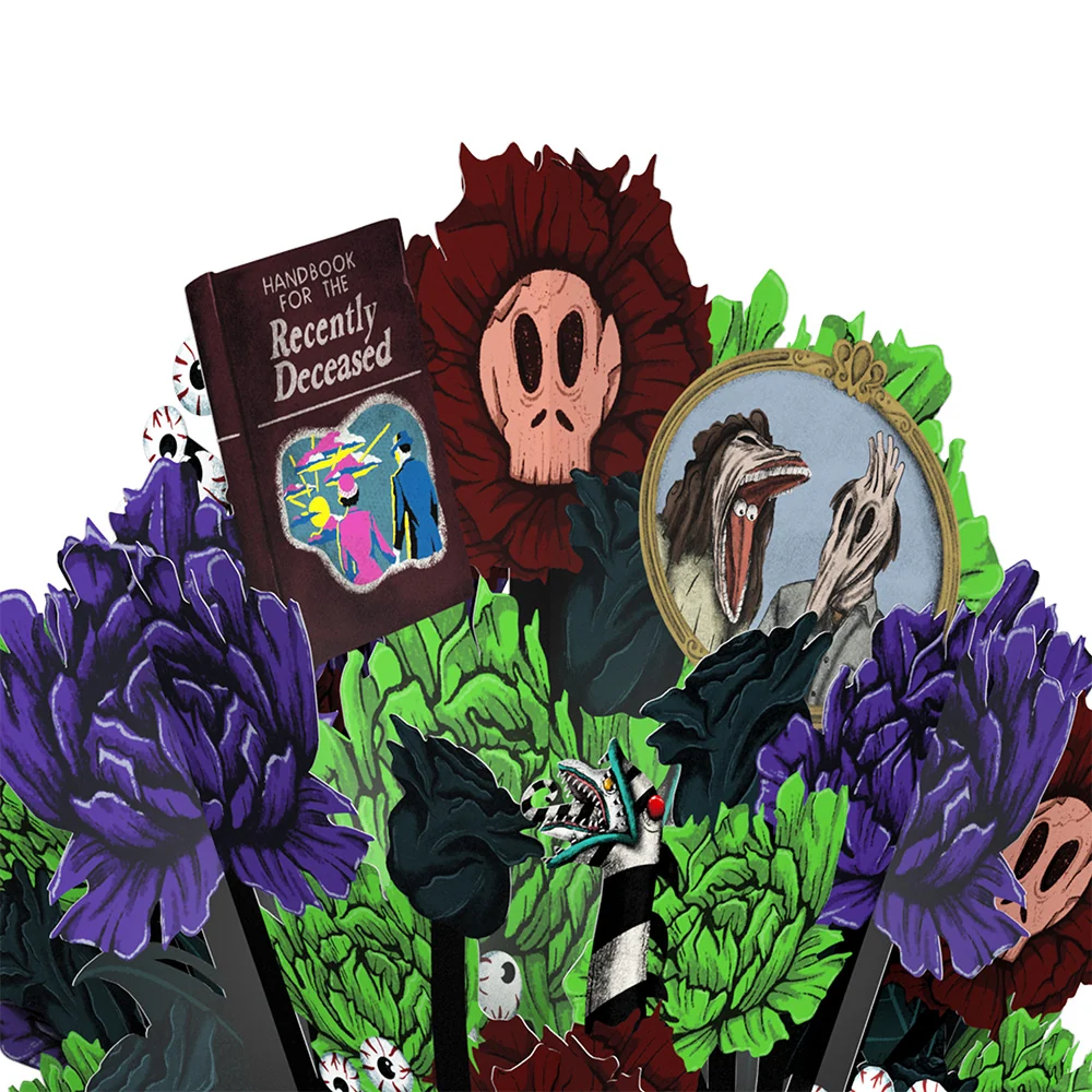 Lovepop Beetlejuice Birthday Pop-Up Card & Bouquet Bundle - Image 6