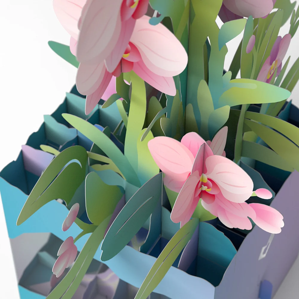 Lovepop Hummingbird Unboxed Pop-Up Paper Sculpture - Image 4