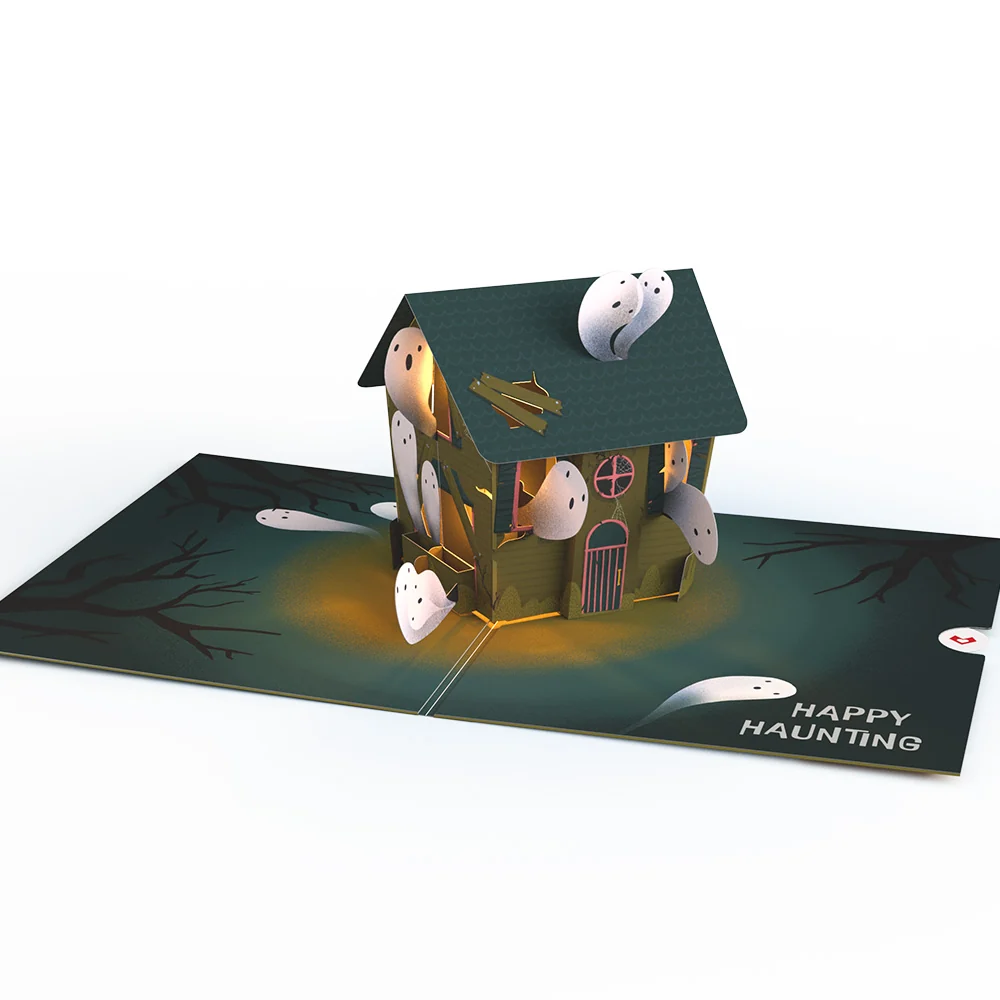 Lovepop Happy Haunting Music and Lights Pop-Up Card - Image 5