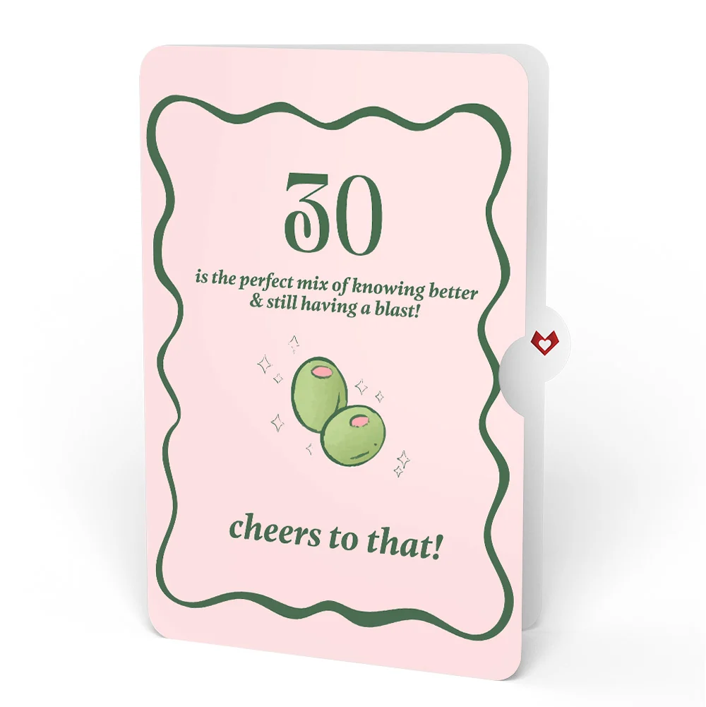 Lovepop Just a Tini Bit Older 30th Birthday Pop-Up Card and Sentiment Set - Image 4